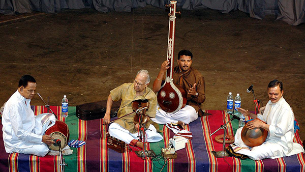 Agrupación de músicos indios de música carnática